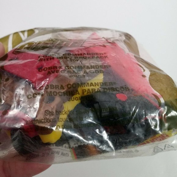 McDonald's NEW G.I. Joe Cobra Commander Happy Meal Toy - Picture 9 of 12